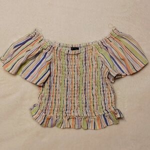 🎁 Art Class flutter sleeve top girls sz L 10/12